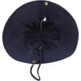 thumbnail image 4 of Unisex Cotton Boonie Hat Summer Outdoor Packable Fishing Bucket Hat Beach Sun Hat with String for Women Men, 4 of 5