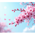 thumbnail image 4 of Cherry Blossom Spring Banners Wedding Background Festival Backdrop Banner Outdoor Event Photography Decoration Celebration, 4 of 4