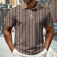 thumbnail image 2 of CONROSES Men's Short Sleeve Polo Shirts Graphic Collared Polo Shirt for Men Casual Golf Shirts, 2 of 4