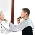 thumbnail image 4 of Graflsoa Portable Shaving and Haircut Bib with Suction Cups, Soft Wrap-around Design for Men, Easy to Clean and Travel-Friendly, White or Black Options, 4 of 4