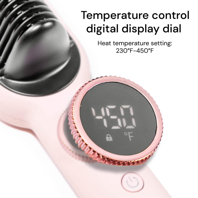 L'ange Hair Smooth-It Dual Voltage Hot Comb, Pink photo 3
