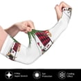 thumbnail image 3 of Gaeub Vintage Buffalo Plaid Christmas Camper Cooling Sleeves for Women, Arm Sleeves, UV Sun Protection Sleeve to Cover with Silicone Anti-Slip, 3 of 8
