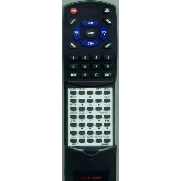 Replacement Remote for Magnavox NB552UD, BZV420MW8, ZV420MW8