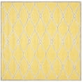 thumbnail image 2 of SAFAVIEH Cambridge Selwyn Geometric Wool Area Rug, Gold/Ivory, 6' x 6' Square, 2 of 11