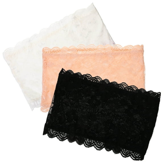 3 Pcs for Low Cut Tops Strapless Tube Women