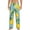 White, variant on Lemon Print Pajama Pants for Men,Men’s Pajama Bottoms,Mens PJ Pants with Pockets & Button Fly-Large