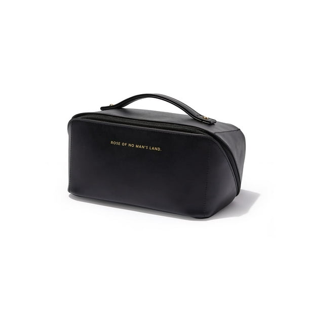 Bolsa de cosméticos EACHY Travel, bolsa de maquillaje impermeable, negra