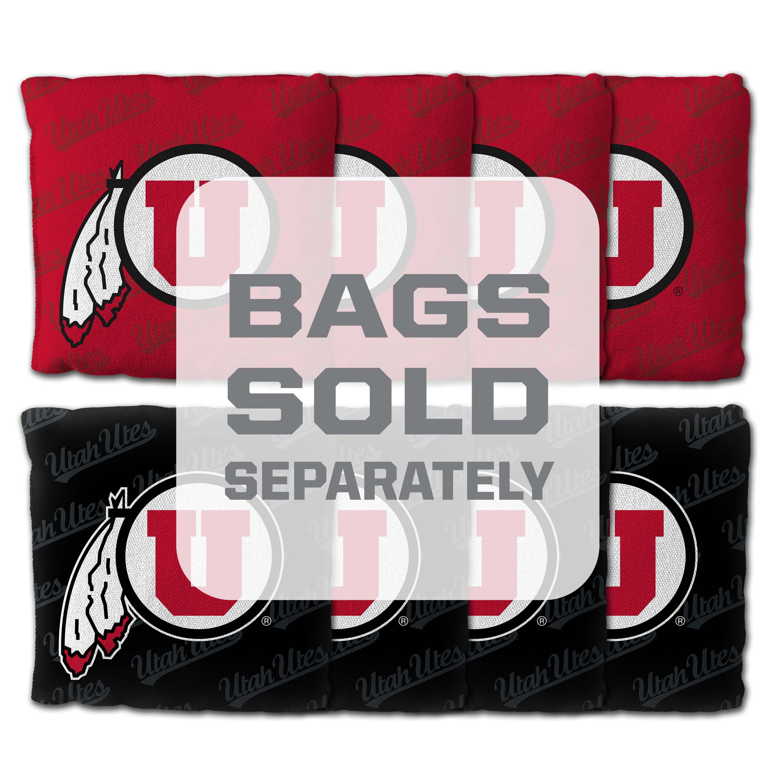 YouTheFan NCAA Utah Utes 2' x 4' Cornhole Game No Bags
