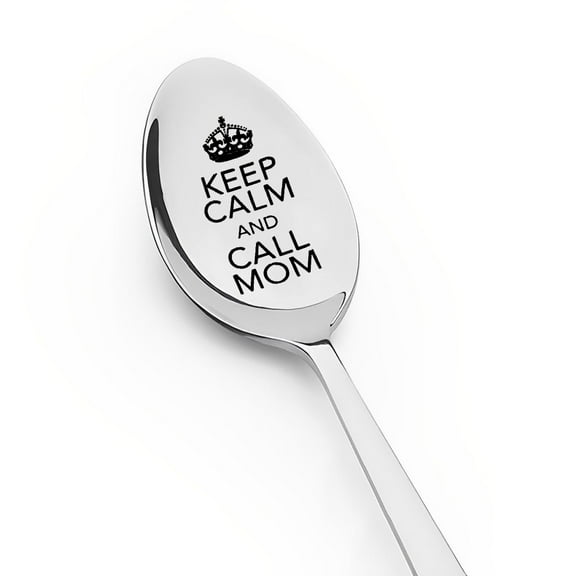 Funny Mom Spoon Gifts for Mother Birthday Gift for Mom Mothers Mother's Day Gifts for Mom Mother Keep Calm and Call Mom Spoon for Stepmom Retirement Gift for Mom Appreciation Gifts for Mother In Law