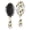 Garden Gnome Apple Tree Mushroom Pattern, variant on Green Christmas Tree Pattern Brush, Detangling Hair Brush, Scalp Massage Hair Comb, Round Tip Bristles Gifts for Daily Hair Care