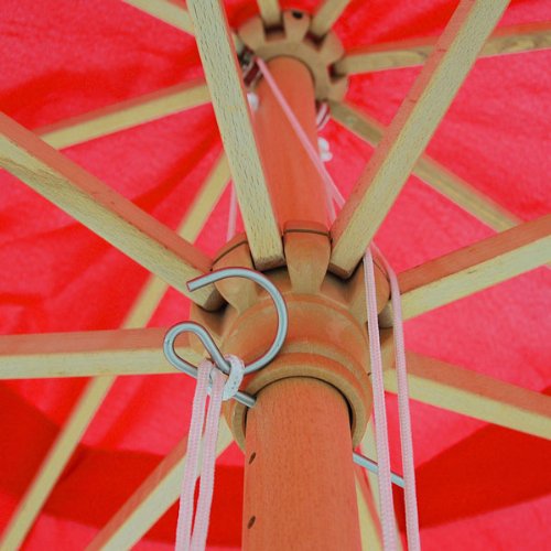 13 Ft Wood Patio Outdoor Furniture Umbrella Red Walmart Com Walmart Com