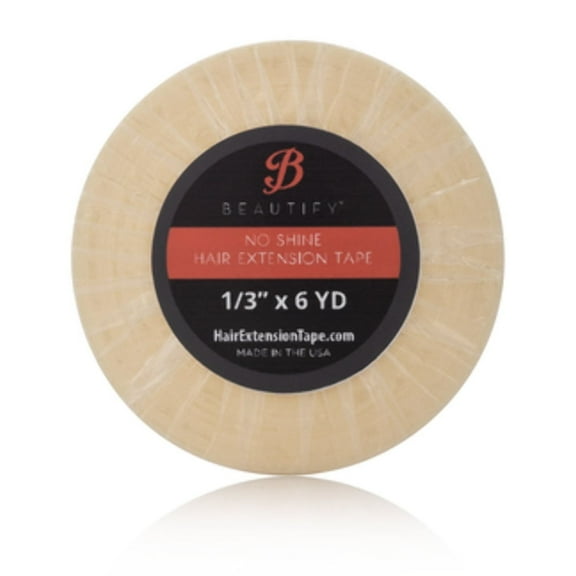 No-Shine Hair Extension Double-Sided Tape, 1/3 in x 6 yard