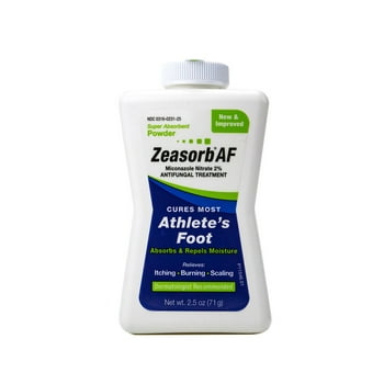 Zeasorb Anti-Fungal Athlete's Foot Super Absorbent  Powder, 2.5 oz