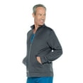 thumbnail image 3 of Urbane Performance Tailored Fit Strtch 2-Pkt Zip-Front Scrub Jacket for Men 9972, 3 of 6