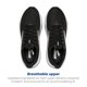 thumbnail image 4 of Zapatillas para correr Brooks Ghost 17 para mujer negras anchas talla 11.5, 4 of 6