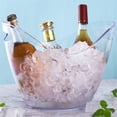 thumbnail image 5 of 8L Acrylic Ice Bucket Tub Oval Storage Bucket Champagne Bottles For Drinks And Parties, 5 of 6