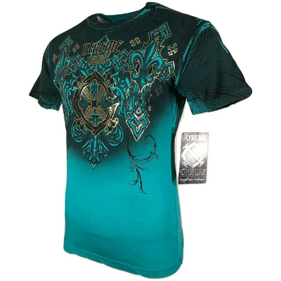 XTREME COUTURE by AFFLICTION Men T-Shirt MOMENTUM SHIFT Biker MMA