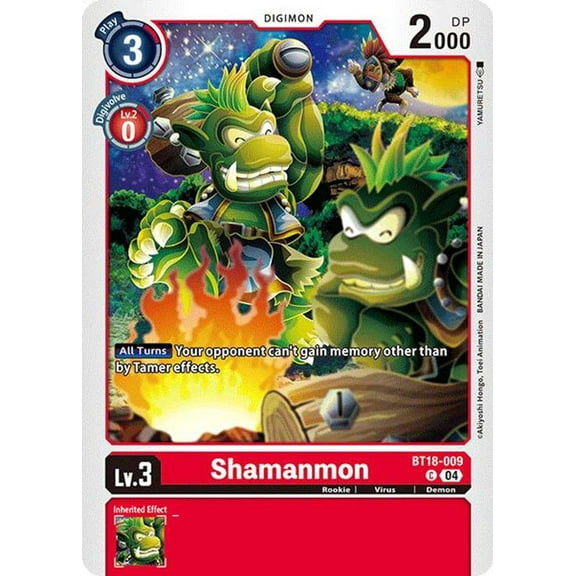 Digimon Release Special Booster 2.0 Common Shamanmon BT18-009