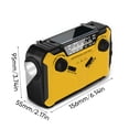 thumbnail image 2 of Ovzne Disaster Prevention And Weather Solar Power Generation Emergency Radio With Mobile Power Outdoor Portable On Clearance, 2 of 4