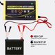 thumbnail image 3 of Car Battery Charger, 12V 6A Intelligent Repair Charger for Motorcycles, Cars, SUVs, Dry Batteries, Water Batteries, Lead Acid Batteries US Plug MK3428, 3 of 4