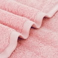 thumbnail image 3 of PiccoCasa Soft Absorbent Washcloths Cotton 13.4x13.4" for Bathroom Pink, 3 of 7