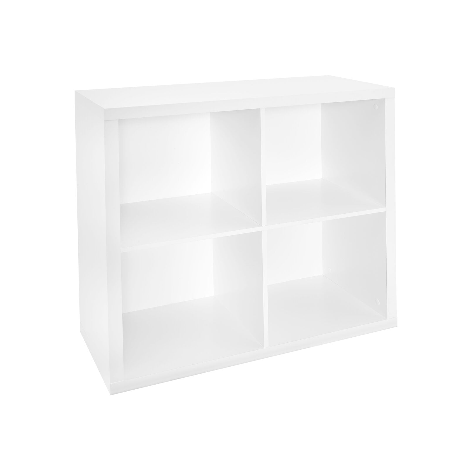 Decorative Storage Cube Bookcase, Frame Material Details Laminated Wood, Overall 30" H x 30" W