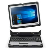 Restored Panasonic Toughbook CF-33, Rugged 2-in-1 Laptop, 12" QHD Multi-Touch, Core i5-6300U 2.40GHz, 16GB, 256GB, 4G LTE, Backlit Keyboard, Webcam, Rear Cam, Win10 Pro