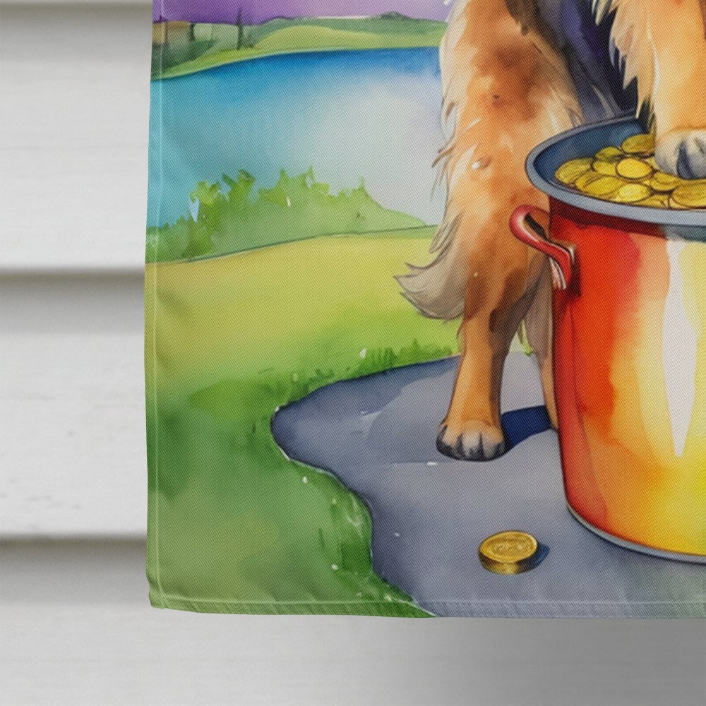 Leonberger St Patrick's Day House Flag 28 in x 40 in