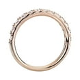 thumbnail image 2 of 0.30 Carat Excellent Round Cut Natural Diamond Unique Eternity Band for Women Solid 18K Rose Gold Size 8.5, 2 of 7