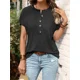 thumbnail image 3 of Camiseta de un solo pecho para mujer, jersey de cuello redondo medio abierto, Tops de viaje informales de Color sólido, camisetas de estilo dulce para mujer 2024, 3 of 4
