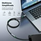 thumbnail image 4 of Cable de Extensión USB C UGREEN 1M Negro 3.1 Gen 2 10Gbps para Video 4K 60Hz y Carga Rápida 100W, 4 of 9