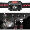 thumbnail image 3 of Lampe Frontale à LED Rechargeable USB, Mini-Projecteurs Légers Imperméables Parfaits pour Courir, Courir, Pêcher, Camper, pour les Enfants, 3 of 7