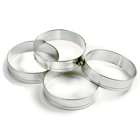 English Muffin Carbohydrates - Norpro English Muffin Ring Set 4 Pieces For Egg Pancake 3.5
