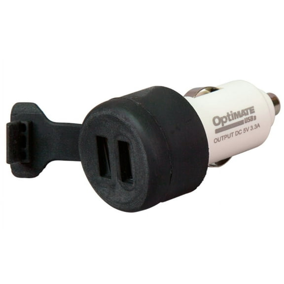 Tecmate OptiMate USB 3300mA Dual Output Charger w/Auto Plug (O-106)