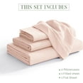 thumbnail image 2 of Elegant Comfort 1500 Series Bed Sheets All Around Elastic 18 - 24 Inches Deep Fitted Sheet - Extra Deep Pocket Sheets - Twin/Twin XL Lime, 2 of 5