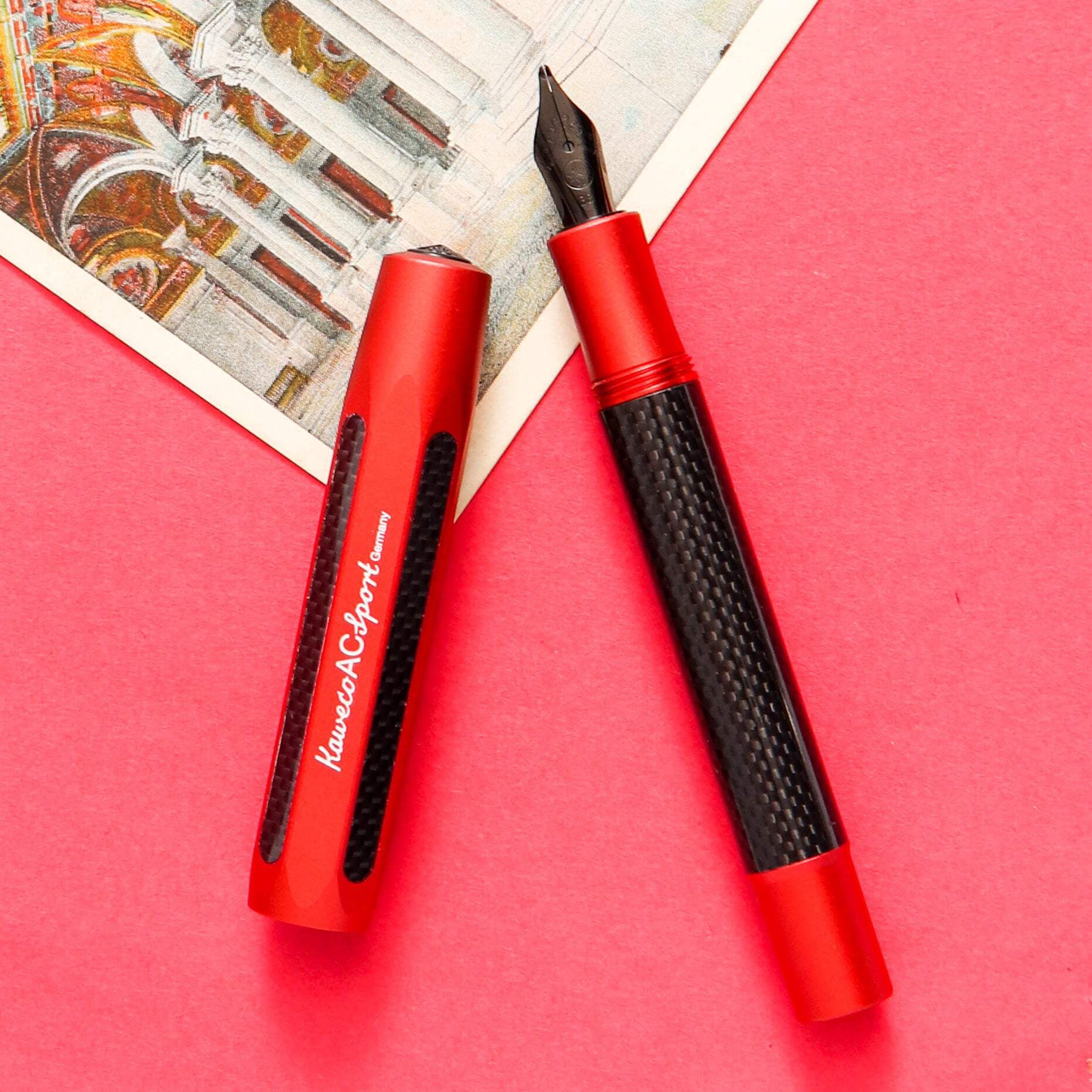 Kaweco AC Sport Red Fountain Pen - Extra Fine