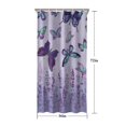 thumbnail image 5 of Purple Butterfly Flower Pattern Shower Curtain 36"x72" ,Bathroom Decorative Shower Curtains Set with 12 Hooks,Modern Waterproof Washable Shower Curtain, 5 of 6