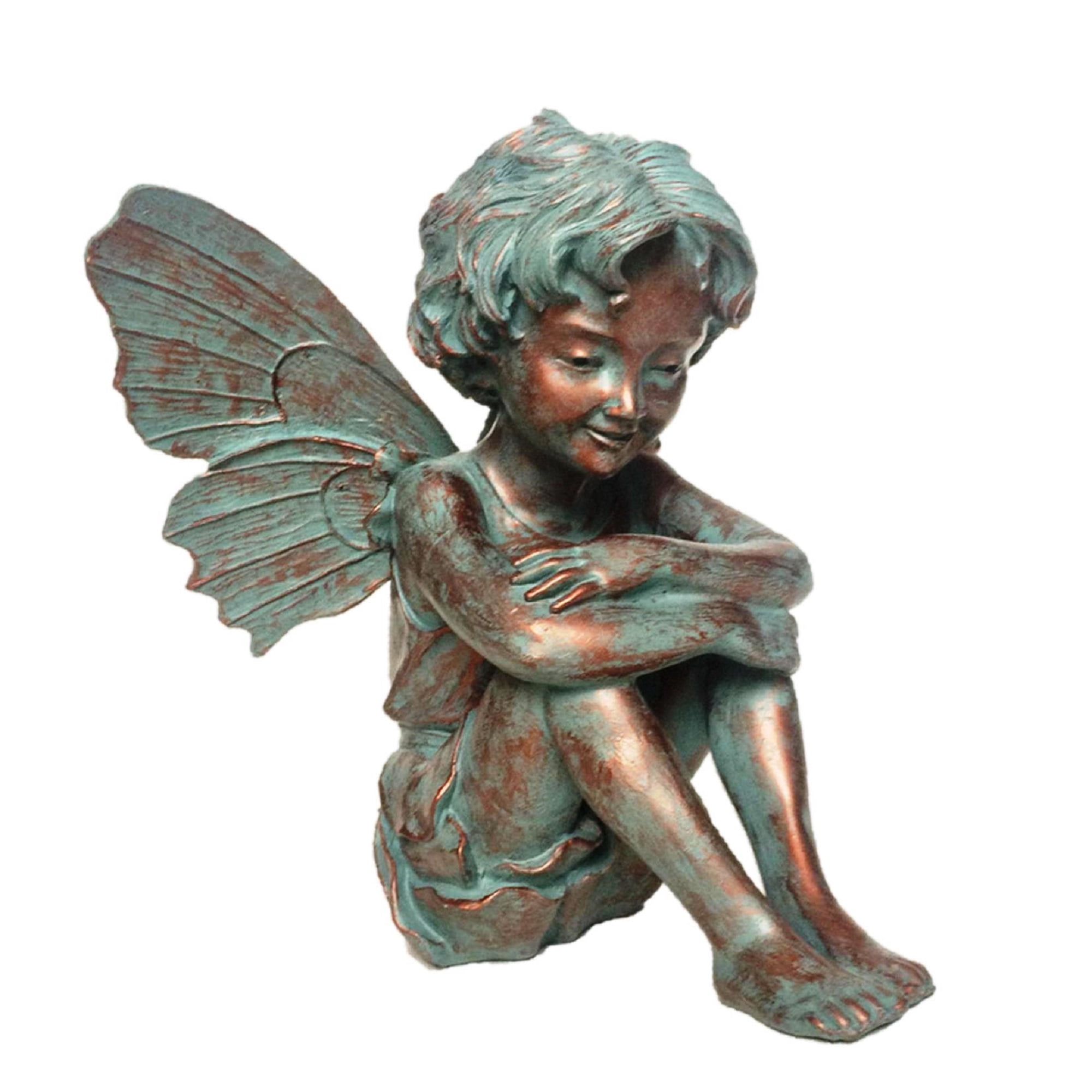 Homestyles 12"H Caroline Fairy in Bronze Patina Home Patio & Garden Large Statue