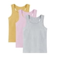 thumbnail image 2 of Girls Tank Tops 3 Pack Cotton Sleeveless Shirts Summer Clothes for Kids Multicolor,Size 10-11 T, 2 of 8