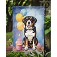 thumbnail image 3 of Carolines Treasures DAC7959GF 15.5 x 11.25 in. Greater Swiss Mountain Dog Happy Birthday Garden Flag, 3 of 5