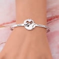 thumbnail image 4 of Lazy Sloth Jewelry Gift for Sloth Lovers Relax There's Always Tomorrow Bracelet for Women Girls Lazy Sloth Animal Gifts for Mom Aunt Friends, 4 of 6