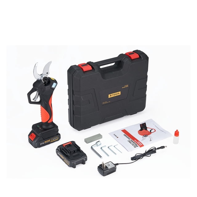 25mm/30mm/40mm Cordless Pruner Shear Efficient Fruit Tree Bonsai Pruning Electric Tree Branches Cutter 16.8V/21V Battery ,High Efficiency