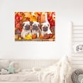 thumbnail image 4 of Cuadros Decorativos 5D DIY Diamond Painting Kit Three Pugs Full Square Drill Wall Art (30x40CM) DQrwqpou Nuevos Originales, 4 of 8