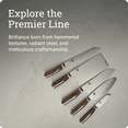 thumbnail image 6 of Shun Premier 9" Bread Knife, VG-MAX Core with Damascus Stainless Steel Cladding, Pakkawood Handle, Serrated Bread Knife, 6 of 7