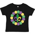 thumbnail image 3 of Inktastic Mardi Gras Beads and Fleur De Lis Boys or Girls Toddler T-Shirt, 3 of 5