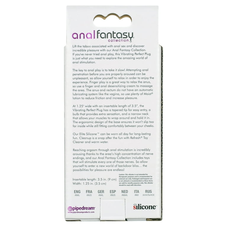 anal fantasy perfect plug Lilo Plug Anal em Silicone com 10 Modos de Vibração main image 1