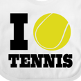 thumbnail image 4 of Inktastic Tennis Gift Boys or Girls Baby Bib, 4 of 4
