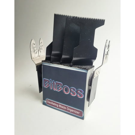 

oscillating tool blade organizer and holder. Holds 6 oscillating blades