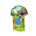 thumbnail image 5 of Winnie The Pooh 3D Printed T-Shirt Crewneck Graphic Short Sleeve Tees for Boys Girls, 5 of 7