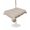 Brown, variant on Outdoor Tablecloth with Umbrella Hole for Patio/Picnic/Party/Camping, Beige Pink Floral Waterproof Table Cloth Rectangle Table Cover Washable, Spring Flowers (52"x 70")